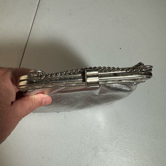 Silver Metallic Chain Bag - Picture 4 of 5